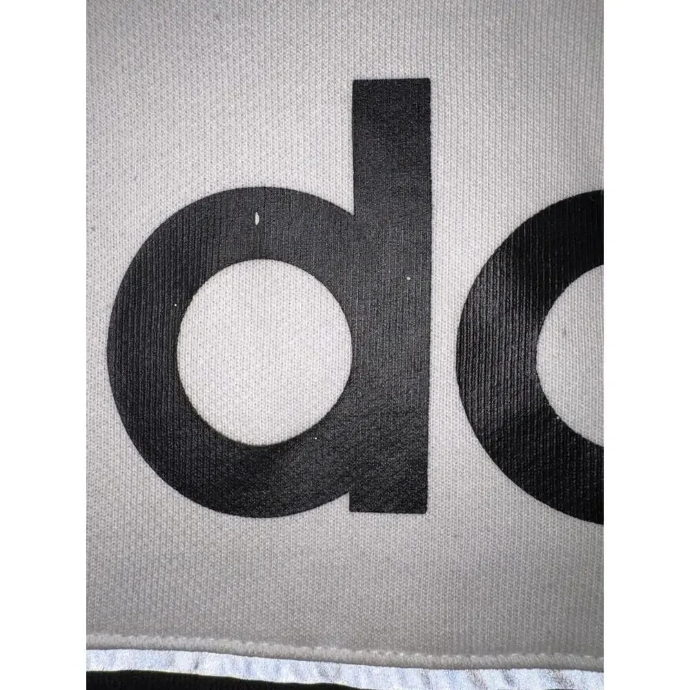 Adidas Sweatshirt Adult XL Gray Black Trefoil Logo Fleece Crewneck Streetwear - Picture 6 of 11